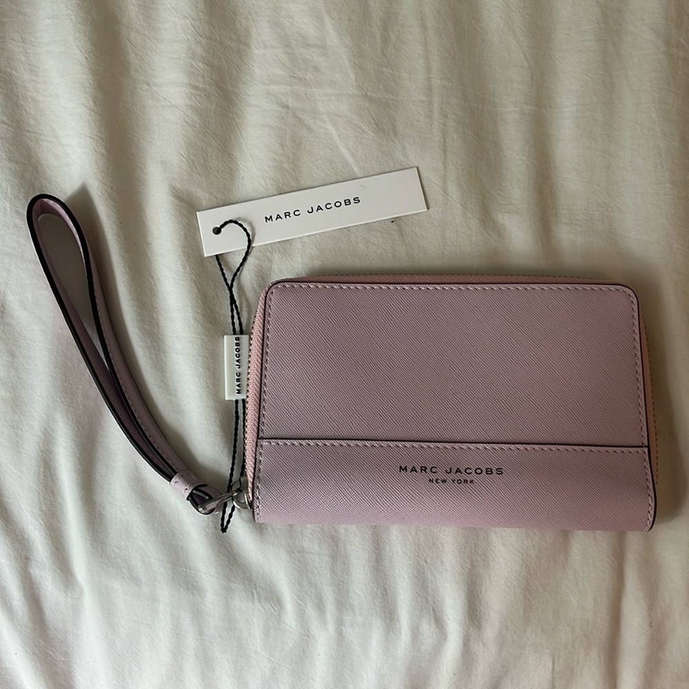 Marc Jacobs Wristlet Wallet Light Pink